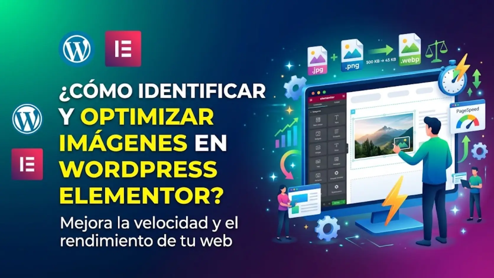 Optimizar y adaptar imagenes en WordPress elementor