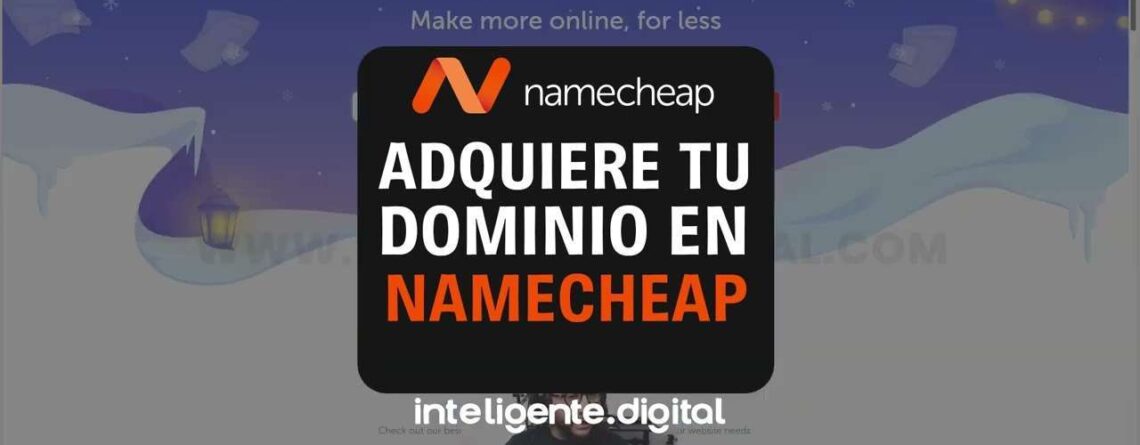 adquiere tu dominio namecheap