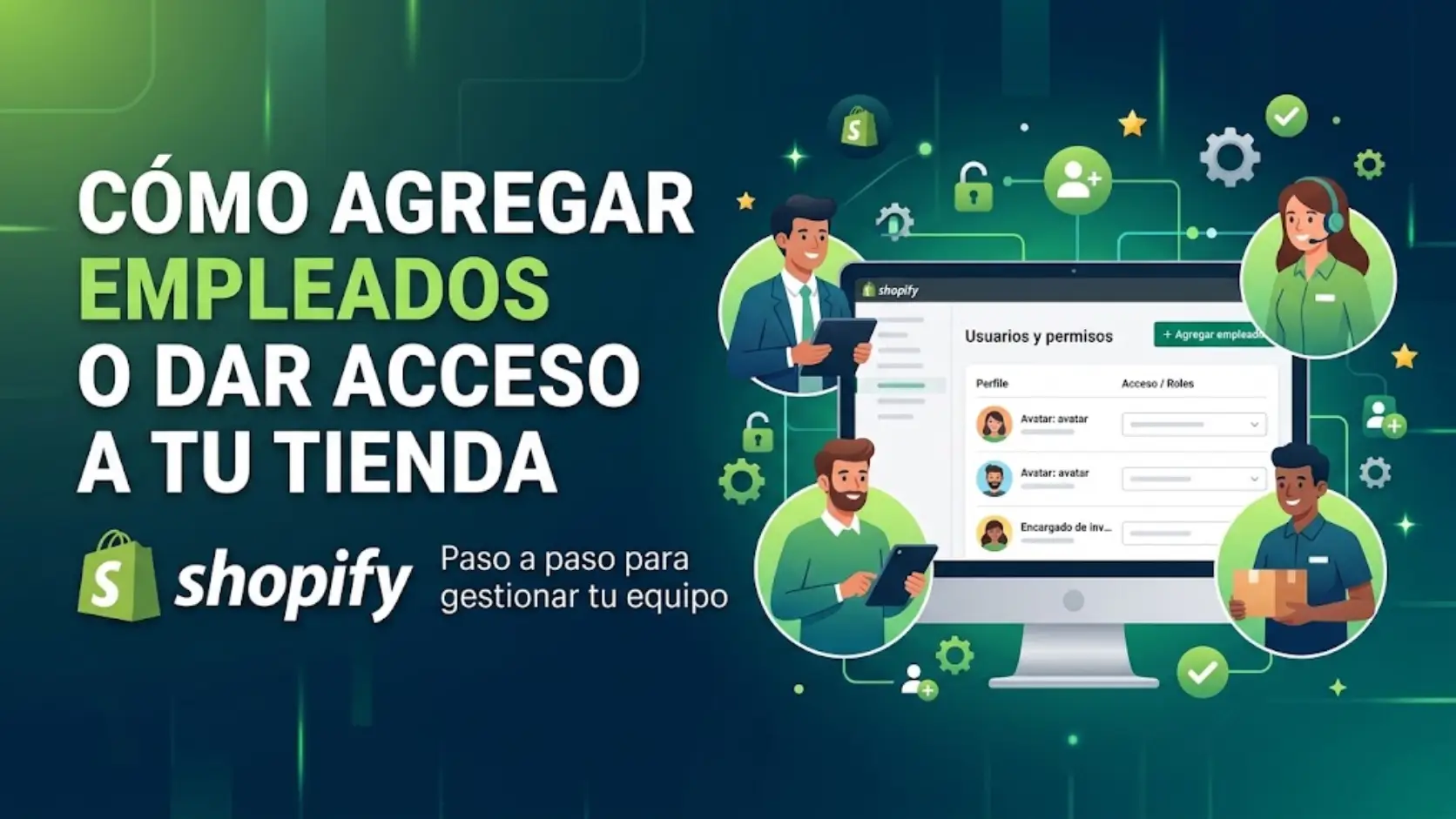 Agregar empleados o dar acceso a tu tienda shopify 2026
