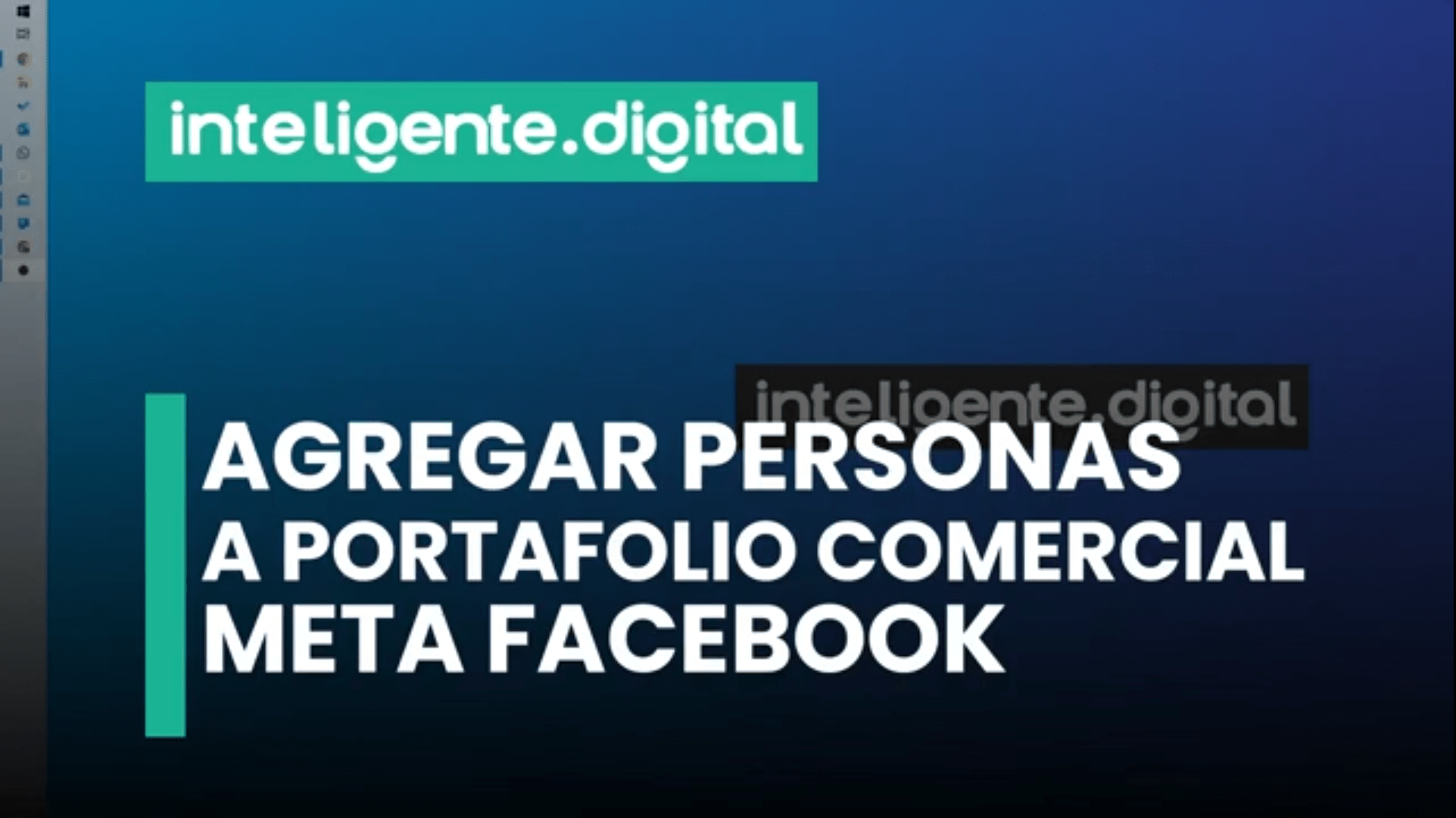 Dar Acceso o agregar personas a portafolio comercial meta facebook 2024