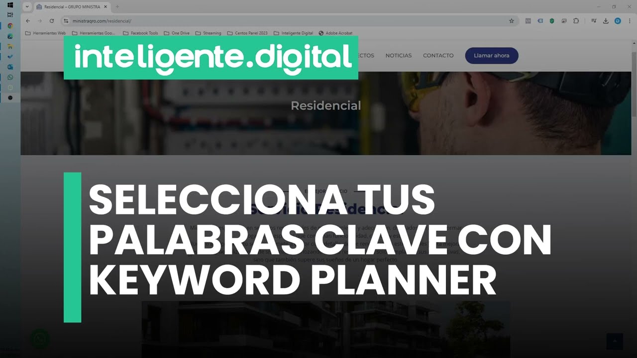 Investiga y selecciona las mejores palabras claves google (keyword planner google)